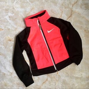 Nike Florescent Pink/Black Track Jacket, 2T